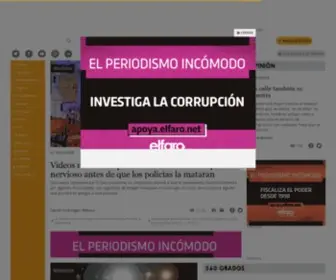Elfaro.net(El Salvador) Screenshot