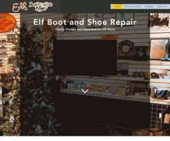 Elfbootandshoerepair.com(Elf Boot & Shoe Repair) Screenshot