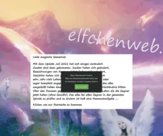 Elfchenweb.de(Introseite) Screenshot