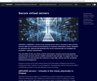 Elfcloud.fi(Secure Virtual Servers) Screenshot