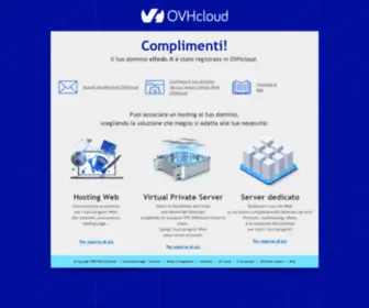 Elfedo.it(OVHcloud accompagna lo sviluppo dei tuoi progetti con il meglio delle infrastrutture Web) Screenshot