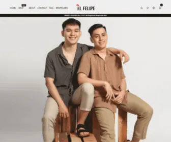 Elfelipe.com(Shop now your gentleman pieces and get free shipping for orders worth PHP3000 and above. COD) Screenshot