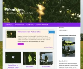 Elfenfotos.de(Originalbilder der guten Geister der Natur) Screenshot