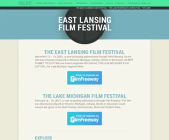 ELFF.com(East Lansing Film Festival) Screenshot