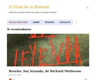 Elfinaldelahistoria.com(El Final de la Historia) Screenshot