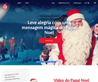 Elfisanta.com.br(Carta e Vídeo Original do Papai Noel) Screenshot