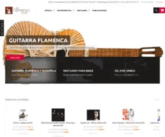 Elflamencovive.com(El Flamenco Vive) Screenshot