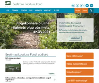 Elfond.ee(Eestimaa Looduse Fond) Screenshot