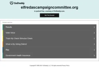 Elfredascampaigncommittee.org(Political Organization) Screenshot
