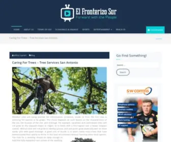 Elfronterizosur.com(El Fronterizo Sur) Screenshot
