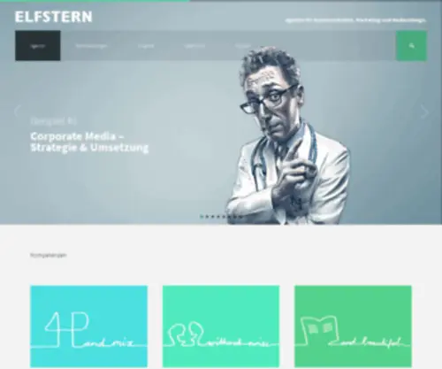 Elfstern.com(Unsere Dienstleistungen für Sie) Screenshot