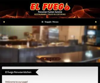 Elfuegoperuvianfood.com(Food Truck & Catering) Screenshot