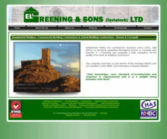 ELG-Construction.co.uk(Building Contractors Tavistock Plymouth Devon and Cornwall) Screenshot