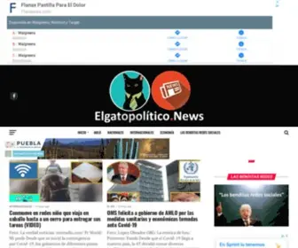 Elgatopolitico.news(El gato político News) Screenshot