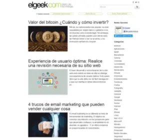 Elgeek.com(Diario de Tecnología) Screenshot