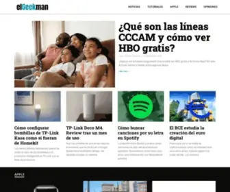 Elgeekman.com(Úlimas noticias y artículos sobre tecnología) Screenshot