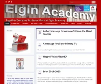 Elginacademy.co.uk(Elgin Academy) Screenshot