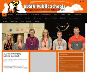 Elgineagles.org(Elgin Public Schools) Screenshot