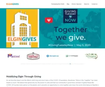 Elgingives.org(ELGIN GIVES) Screenshot