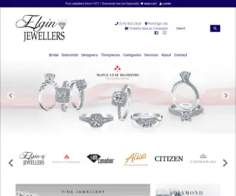 Elginjewellers.com(Elgin Jewellers) Screenshot