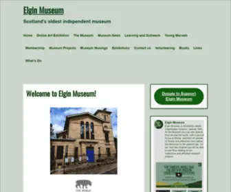 Elginmuseum.org.uk(Elgin Museum) Screenshot