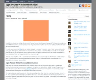 Elginpocketwatch.net(Elginpocketwatch) Screenshot