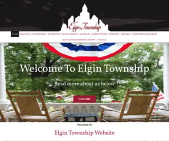 Elgintownship.com(Elgin Township Website) Screenshot