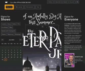 Elgiva.com(Elgiva Theatre Chesham) Screenshot