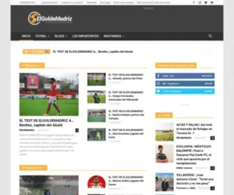 Elgoldemadriz.com(El Portal del Fútbol Modesto Madrileño) Screenshot