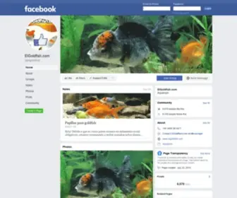 Elgoldfish.com(Todo sobre el Carassius ( Goldfish )) Screenshot