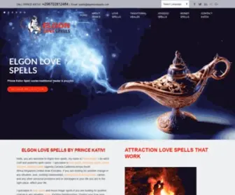 Elgonlovespells.com(Elgon Love Spells by Dr Kativi) Screenshot