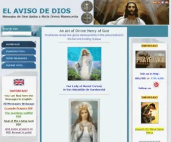 Elgranaviso-Mensajes.com(El Aviso de Dios) Screenshot