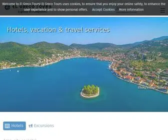 Elgrecotours.com(El Greco Tours) Screenshot