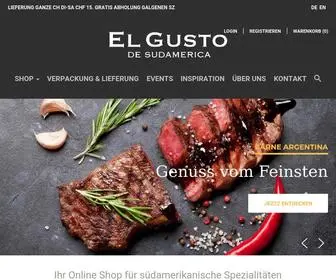 Elgusto.ch(El Gusto de Sudamerica) Screenshot