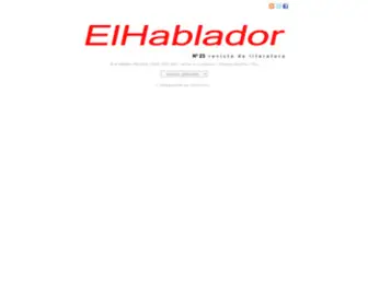 Elhablador.com(El Hablador) Screenshot