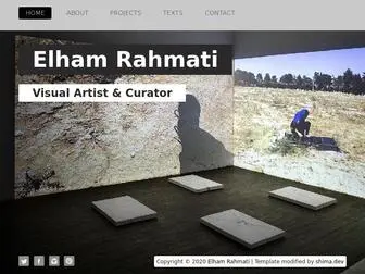 Elhamrahmati.com(Elham Rahmati) Screenshot