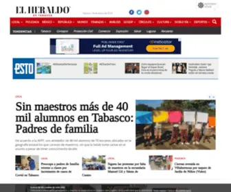 Elheraldodetabasco.com.mx(El Heraldo de Tabasco) Screenshot