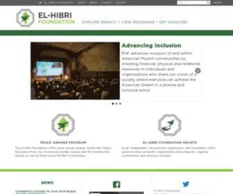 Elhibrifoundation.org(El-Hibri Foundation) Screenshot