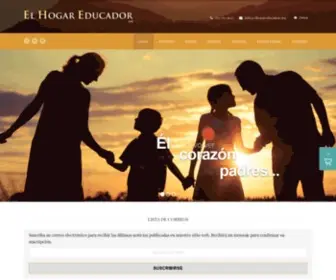 Elhogareducador.org(El Hogar Educador) Screenshot