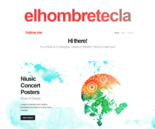 Elhombretecla.com(Web) Screenshot