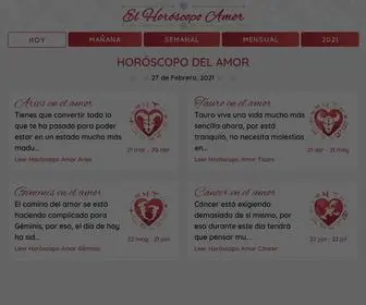 Elhoroscopoamor.com(Horóscopo del Amor) Screenshot