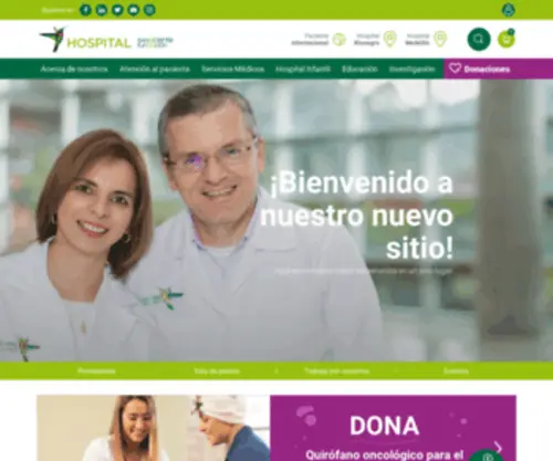 Elhospital.org.co(Máxima complejidad) Screenshot