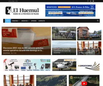 Elhuemul.cl(Diario El Huemul) Screenshot