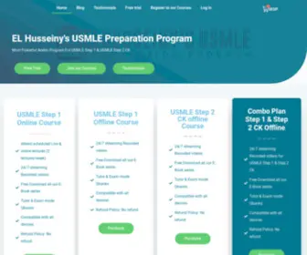 Elhusseinyusmleprep.com(EL Husseiny's USMLE Preparation Program) Screenshot