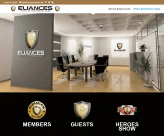 Eliances.net(Eliances is Where Entreprenuers Align) Screenshot