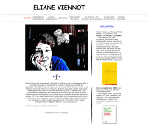 Elianeviennot.fr(Eliane Viennot) Screenshot