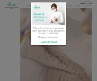 Eliascleaners.co.uk(Specialist Dry Cleaners London) Screenshot