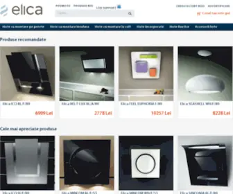 Elica.com.ro(Hote ELICA) Screenshot