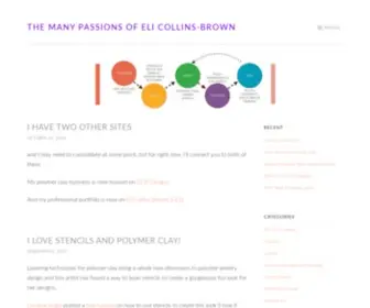 Elicbrown.com(Design is the foundation of the world) Screenshot