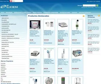 Elicromperu.com(Elicrom Peru) Screenshot